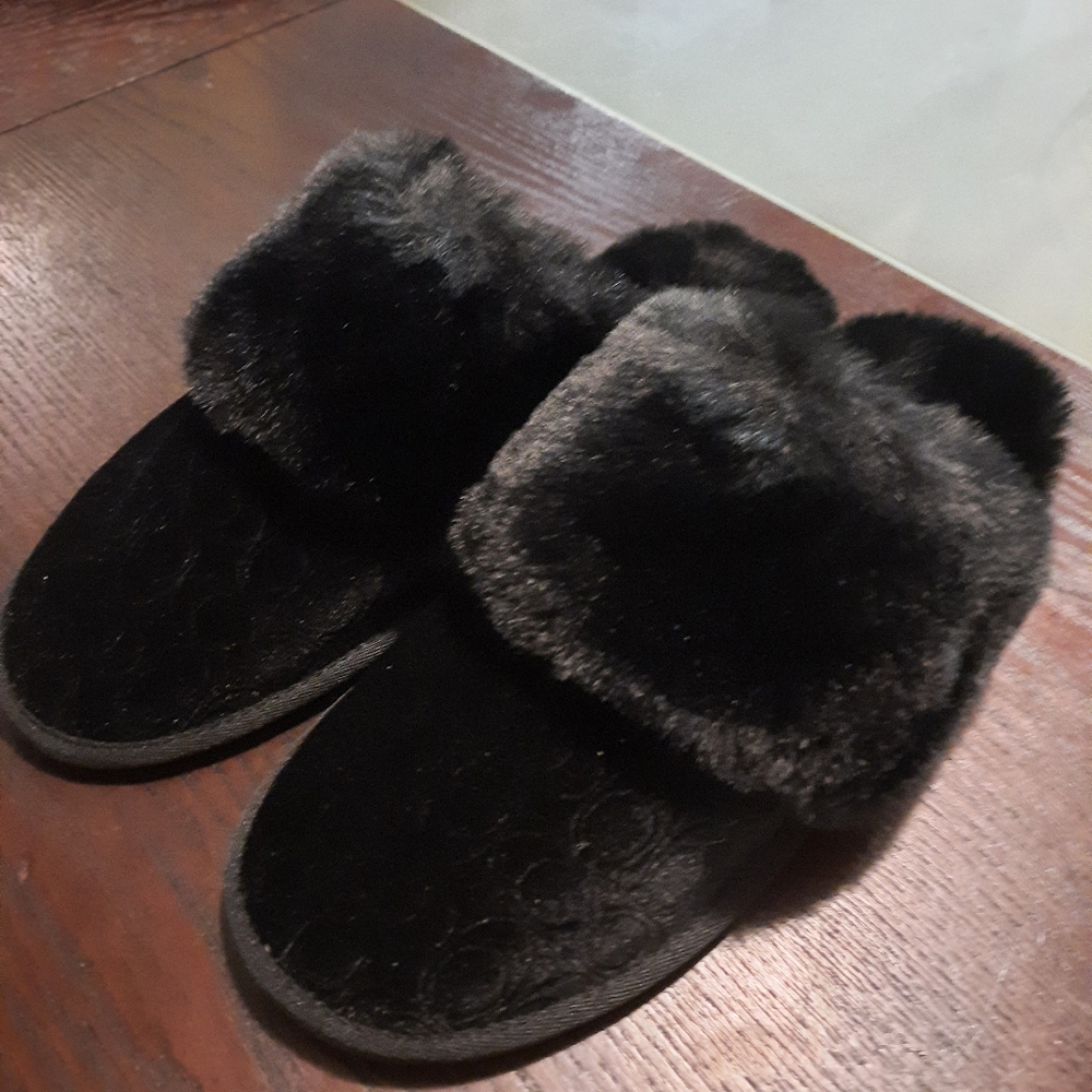 Coach Faux Slippers